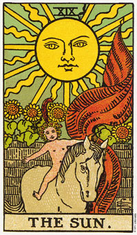 ԭʼΰ - Original Rider-Waite Tarot - ̫ - The Sun