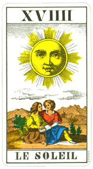 1JJʿ1974 - 1JJ Swiss Tarot 1974 - ̫ - The Sun