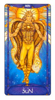  - Art Nouveau Tarot - ̫ - The Sun