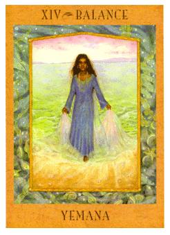 Ů - Goddess Tarot -  - Temperance