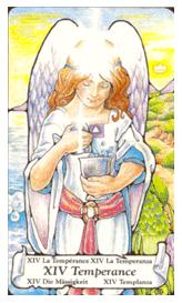 ɭ޲ - Hanson Roberts Tarot -  - Temperance