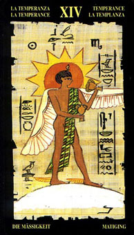  - Egyptian Tarot -  - Temperance