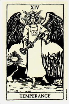 ҹ - Glow In The Dark Tarot -  - Temperance