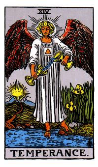 ¡ΰ - Rider Waite Tarot -  - Temperance