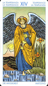 ʥ׳ΰ - Universal Waite Tarot -  - Temperance