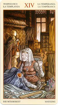 ɯ - Mona Lisa Tarot -  - Temperance