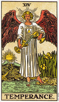 ԭʼΰ - Original Rider-Waite Tarot -  - Temperance