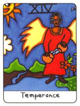  - African Tarot -  - Temperance