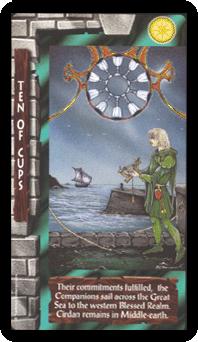 ֮ - Lord of the Rings Tarot - ʥʮ - Ten Of Cups