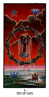  - Ibis Tarot - ʥʮ - Ten Of Cups