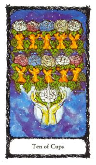 ʥõ - Sacred Rose Tarot - ʥʮ - Ten Of Cups