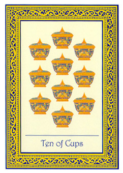 ̩ʼ - Royal Thai Tarot - ʥʮ - Ten Of Cups