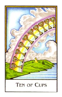  - Palladini Tarot - ʥʮ - Ten Of Cups