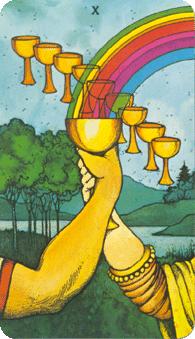 Ħ - Morgan-Greer Tarot - ʥʮ - Ten Of Cups