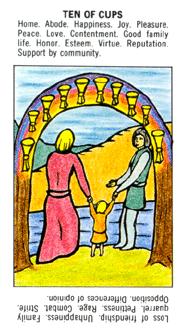 ѧ - Starter Tarot - ʥʮ - Ten Of Cups