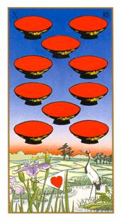  - Ukiyoe Tarot - ʥʮ - Ten Of Cups