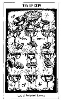 ʿ - The Hermetic Tarot - ʥʮ - Ten Of Cups