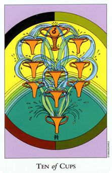  - Tarot Of The Sephiroth - ʥʮ - Ten Of Cups