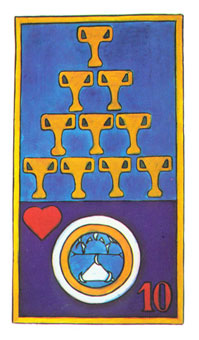 岼˹ - Papus Tarots - ʥʮ - Ten Of Cups