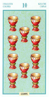 ƽ - Tarots Of The Golden Dawnt - ʥʮ - Ten Of Cups