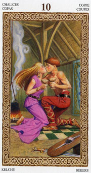 ³ - Tarot of Druids - ʥʮ - Ten Of Cups