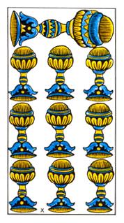  - Classic Tarot - ʥʮ - Ten Of Cups