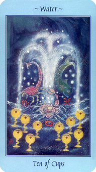  - Celestial Tarot - ʥʮ - Ten Of Cups