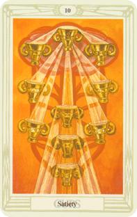  - Croley Tarot - ʥʮ - Ten Of Cups