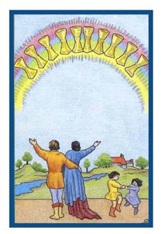 ³ - Epicurean Tarot - ʥʮ - Ten Of Cups