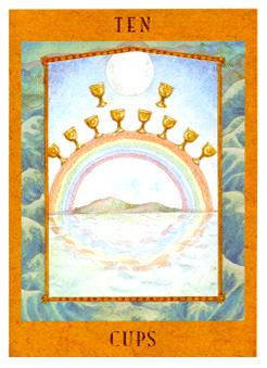 Ů - Goddess Tarot - ʥʮ - Ten Of Cups