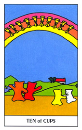 С - Gummy Bear Tarot - ʥʮ - Ten Of Cups