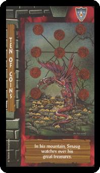 ֮ - Lord of the Rings Tarot - Ǯʮ - Ten Of Pentacles