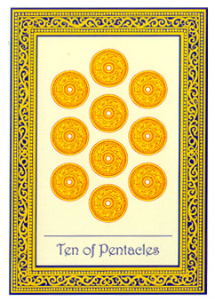 ̩ʼ - Royal Thai Tarot - Ǯʮ - Ten Of Pentacles