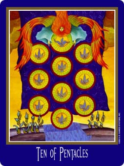  - New Century Tarot - Ǯʮ - Ten Of Pentacles