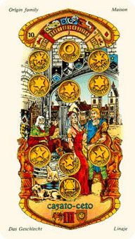 ˹ - Stella Tarot - Ǯʮ - Ten Of Pentacles