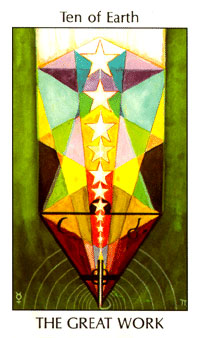  - Tarot of the Spirit - Ǯʮ - Ten Of Pentacles