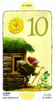  - Tarot of the Gnomes - Ǯʮ - Ten Of Pentacles