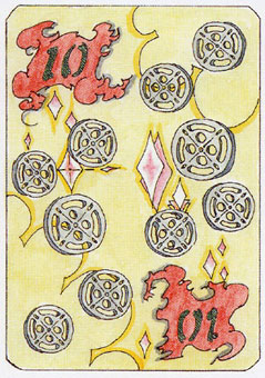  - Tarot of the Dead - Ǯʮ - Ten Of Pentacles