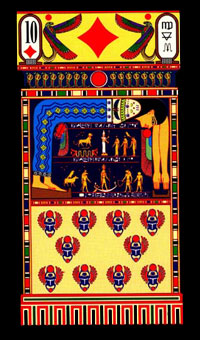 ͸֮ʥ - Holy Tot Tarot - Ǯʮ - Ten Of Pentacles