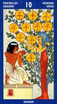 ˹ҿ˹ - Tarot of the Sphinx - Ǯʮ - Ten Of Pentacles