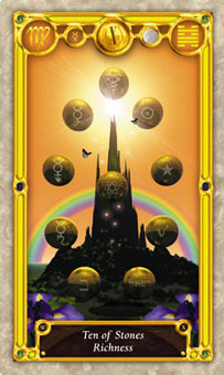 Ѱ - Quest Tarot - Ǯʮ - Ten Of Pentacles