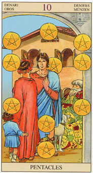 ӽΰ - Tarot of the New Vision - Ǯʮ - Ten Of Pentacles