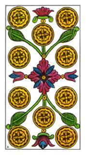  - Classic Tarot - Ǯʮ - Ten Of Pentacles