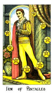  - Cosmic Tarot - Ǯʮ - Ten Of Pentacles