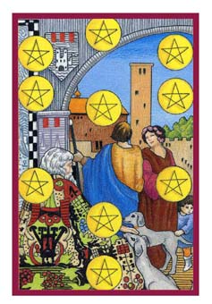 ³ - Epicurean Tarot - Ǯʮ - Ten Of Pentacles