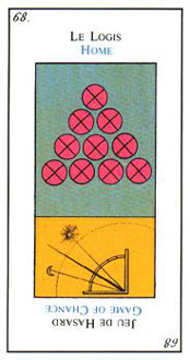  - Etteilla Tarot - Ǯʮ - Ten Of Pentacles