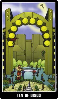 ׵ - Fradella Tarot - Ǯʮ - Ten Of Pentacles