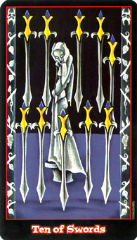 Ѫ - Vampire Tarot - ʮ - Ten Of Swords