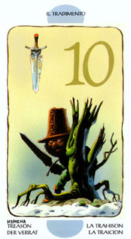  - Tarot of the Gnomes - ʮ - Ten Of Swords