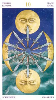 ռ˿ - Wirth Tarot Of Trade Edition - ʮ - Ten Of Swords